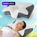 Memory Foam Neck Pillow, 1 Count Comfortable Neck Pillow, Essential Supplies for Home, Travel, Dormitory, Bedroom #GLOBAL PICKS